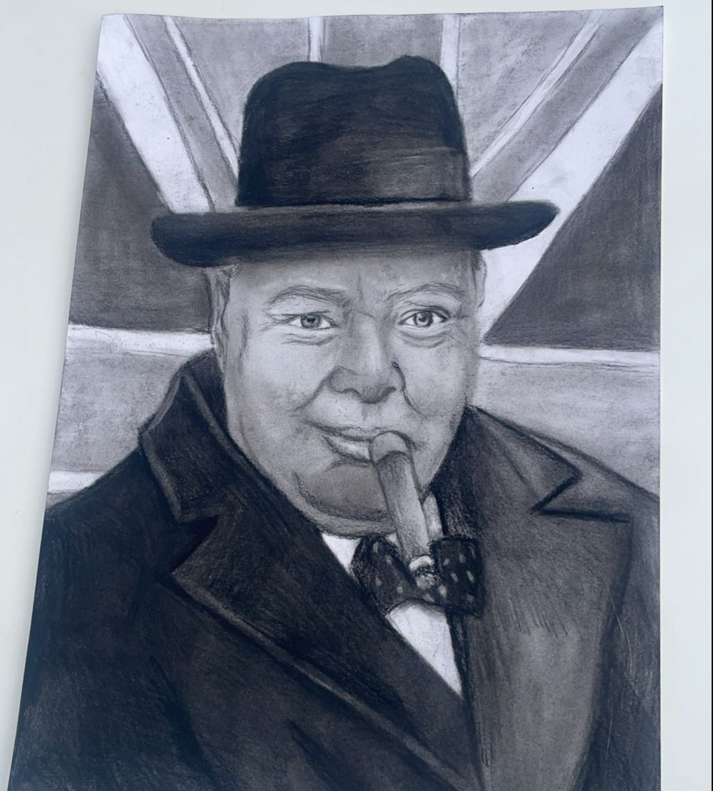 Winston Churchill portrait