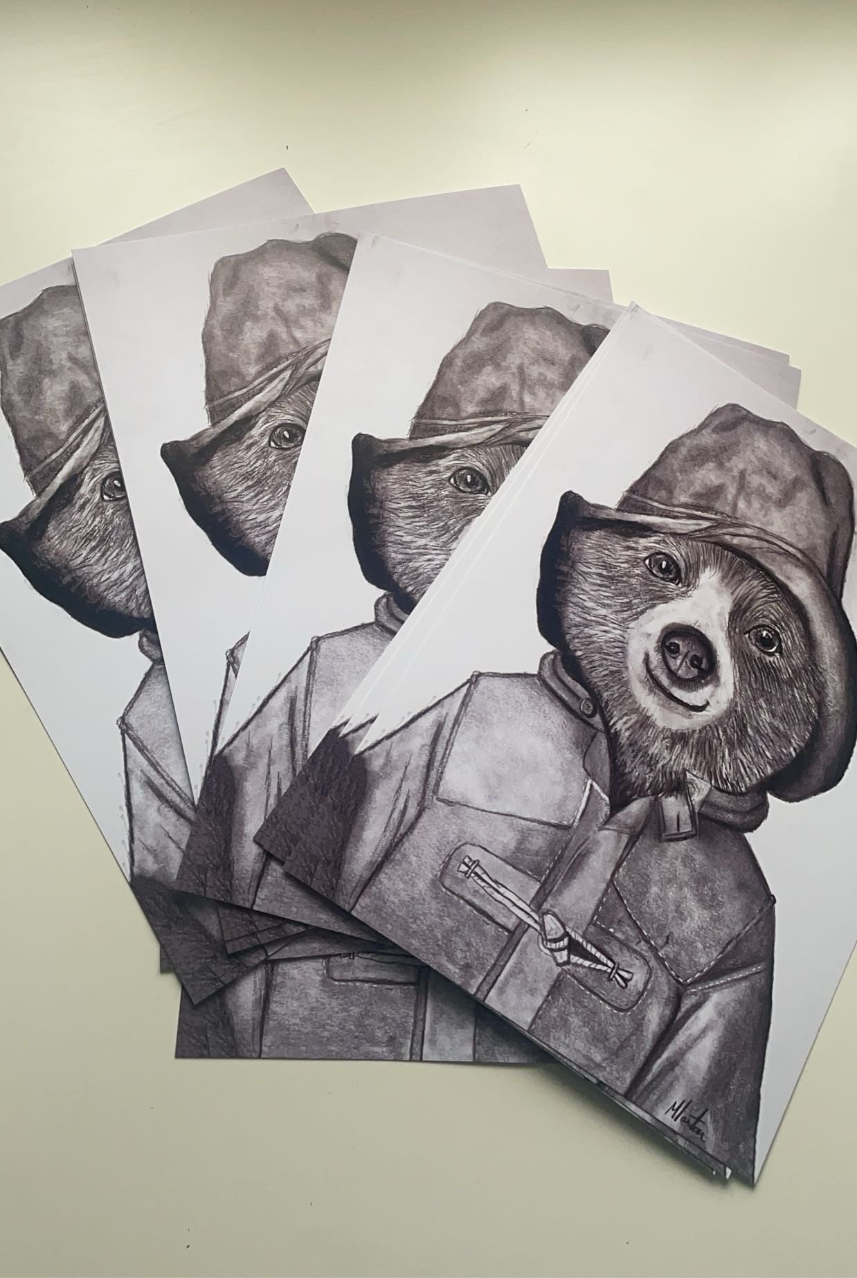 Print of                                         “did somebody say bear?”by mlawtonart