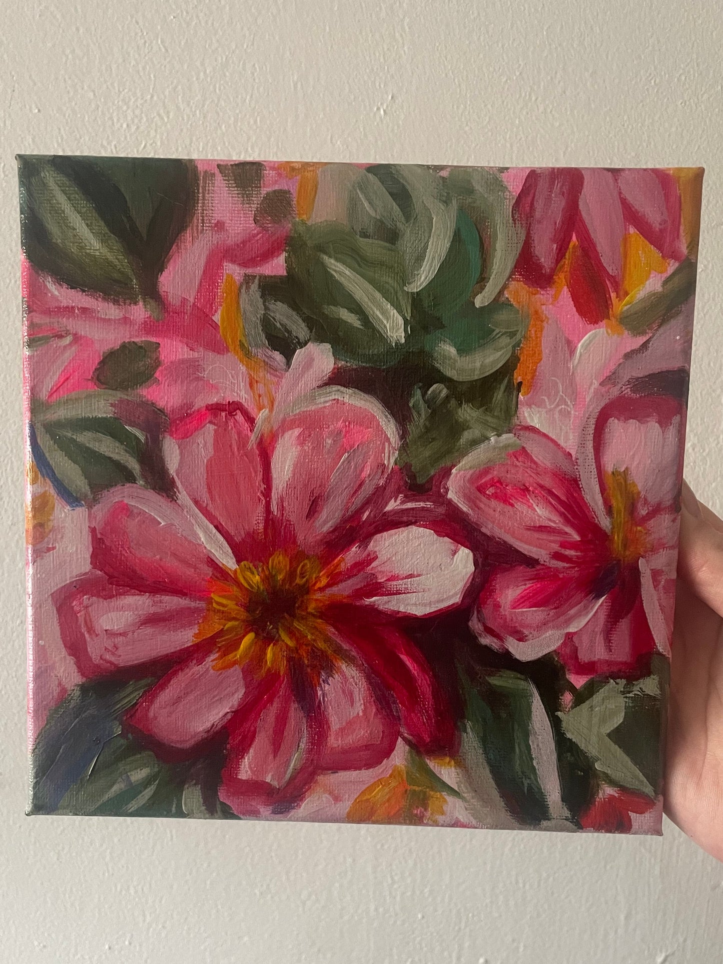 In bloom painting